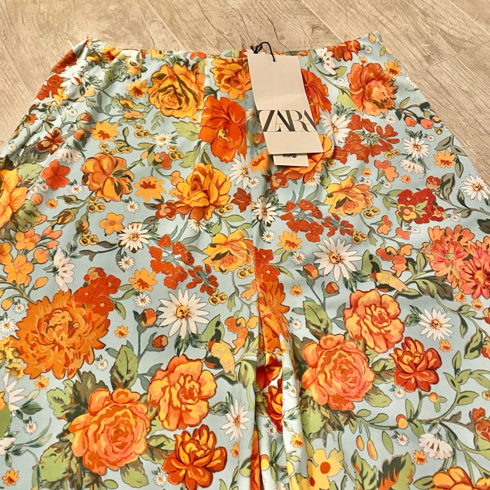 Zara floral pants